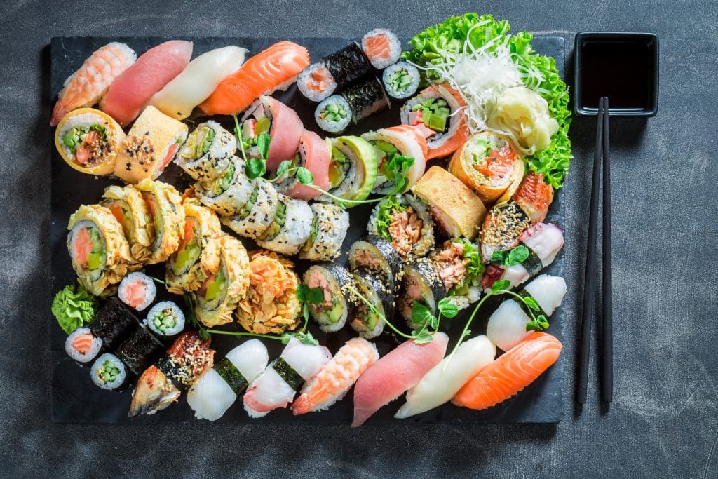 Sushi assortment